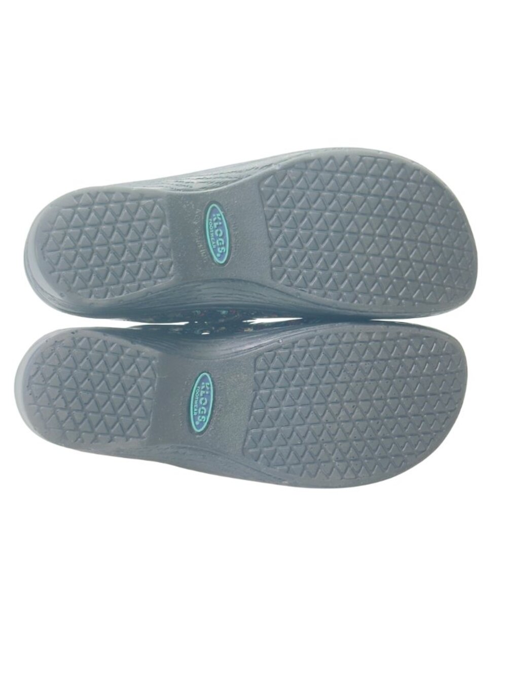 KLOGS Mission Womens Slip-On Shoes Size 8M Multicolor Peace/Love Print Non-Slip - Picture 9 of 11